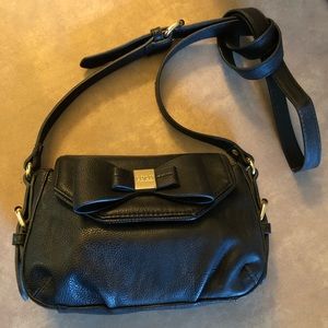 Lulu by Lulu Guinness black bow crossbody mini bag